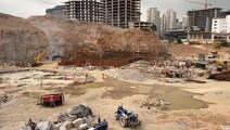 Myscape Songs of the Sun Luxury 3&4Bhk Apartments in Financial District Excavation work is going on