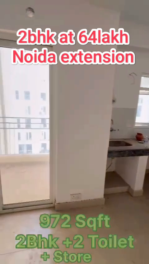 Investment in under construction / ready to move in Noida extension 2bhk lowest price Gayatri apex aura