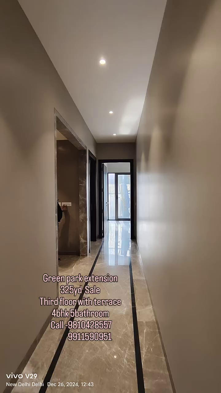 Green park Extension 
New delhi 
Third floor with terrace view 