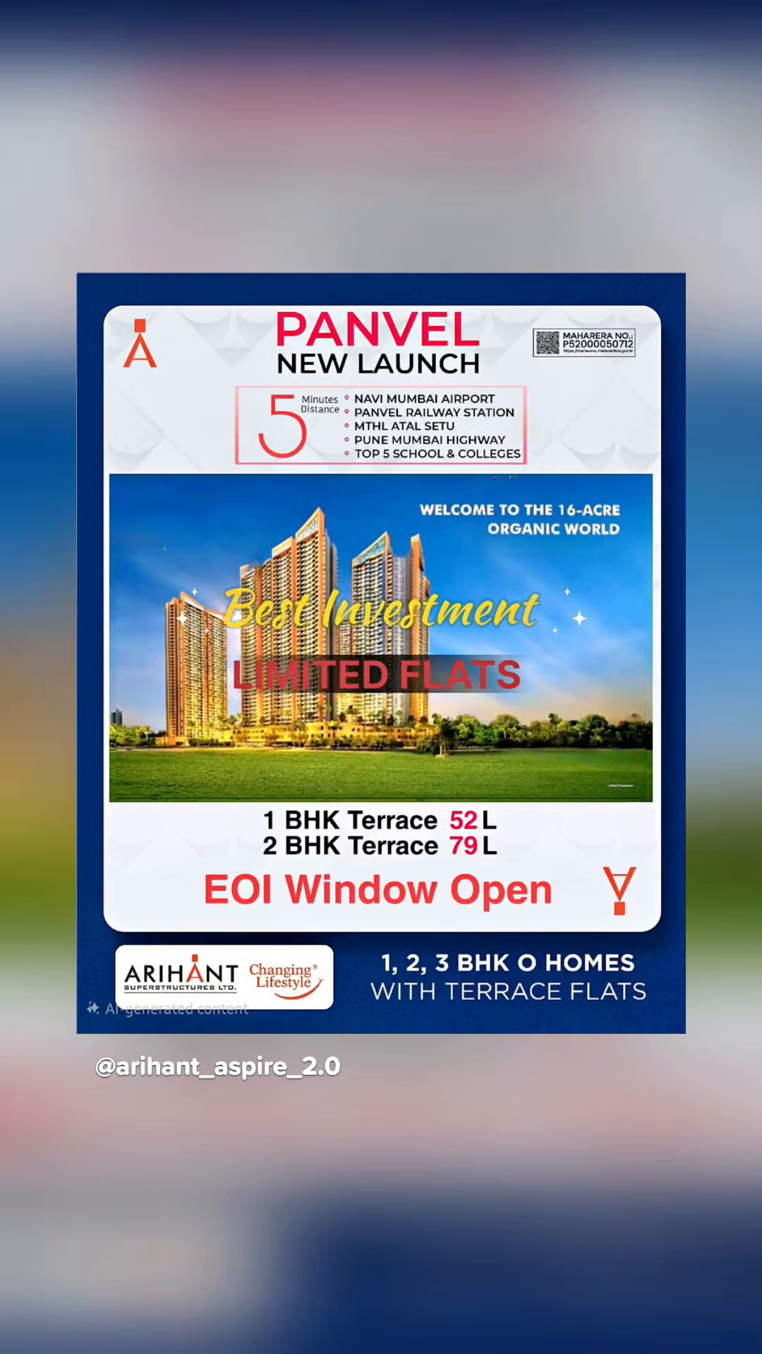 New Launch in Panvel Call 9833886386