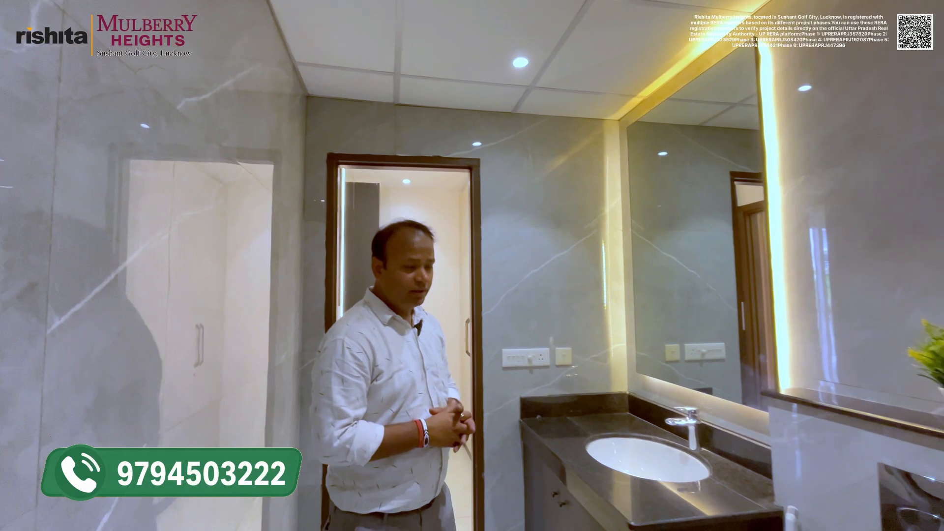 Rishita Mulberry hieghts 2, 3 & 4 BHK Flats in Lucknow Sushant golf city.