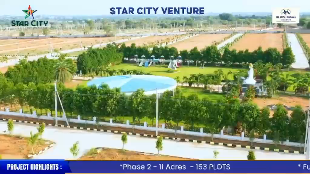 Sri Siddi Star city in Shadnagar municipal limits,  in annaram NRSC township DTCP RERA approval layout Bank loan available