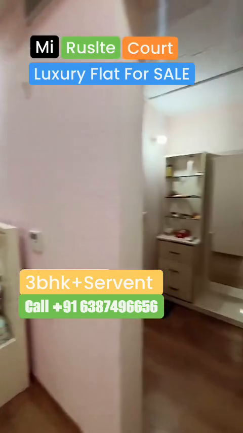 Flat For Sale
3bhk+servent room
Area-2350sqft