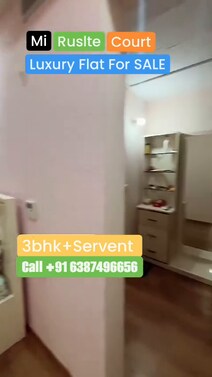 Flat For Sale
3bhk+servent room 
Area-2350sqft