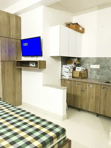 Kitchen in  Pg at Saraswati Vihar – for Rent
