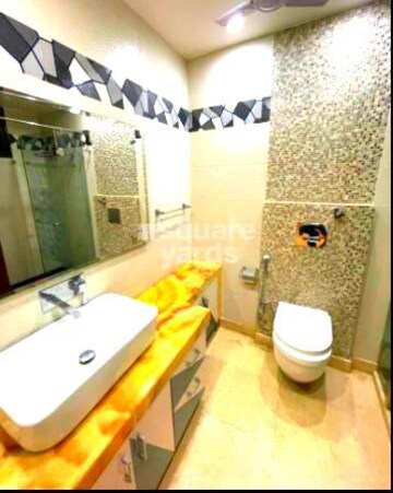 Bathroom in 4 BHK Apartment at Transcon Triumph Tower, Andheri West – for Sale