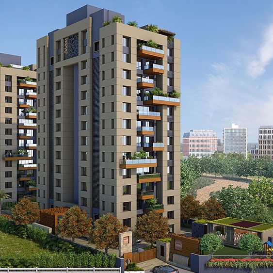 4 BHK + Servant Room Apartment For Sale in Vesu