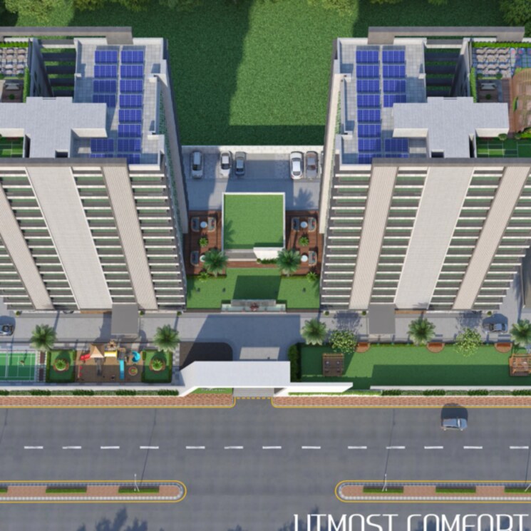 Exterior View, vesu 4 Bedroom 3782 Sq.Ft. Apartment In Vesu Surat 2367795