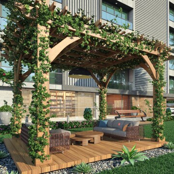 4 BHK Apartment – Exterior View View at Vesu - for Sale