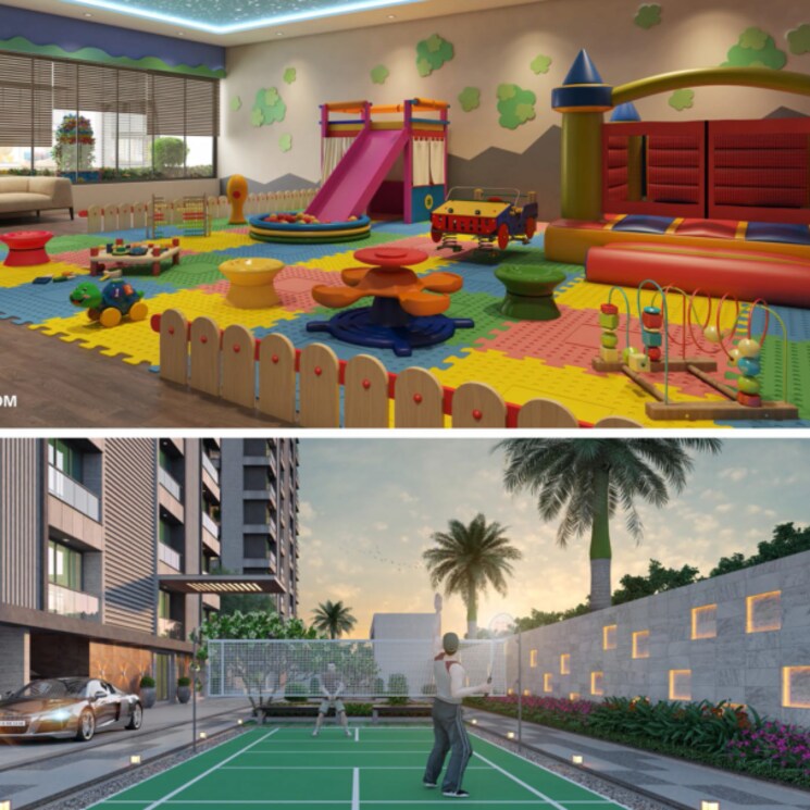 Exterior View, vesu 4 Bedroom 3782 Sq.Ft. Apartment In Vesu Surat 2367795