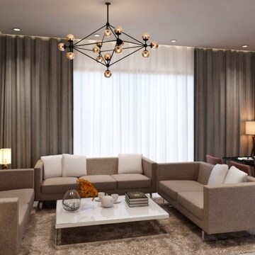 Living Room in 2 BHK Apartment at Vesu – for Sale