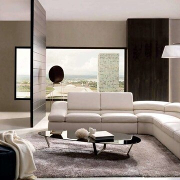 Living Room in 3 BHK Apartment at Vesu – for Sale