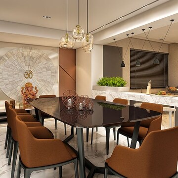 Living Room in 5 BHK Apartment at Vesu – for Sale