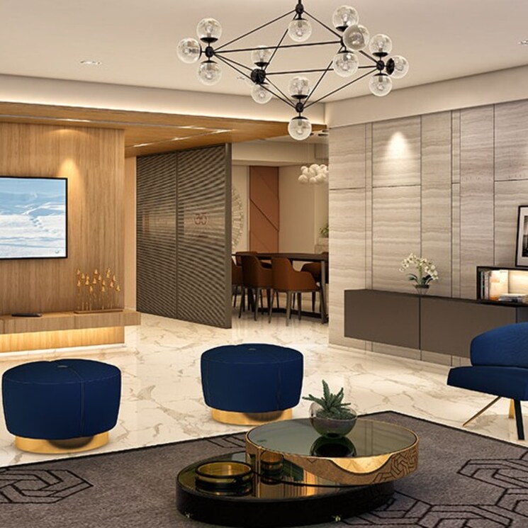 Living Room, vesu 5 Bedroom 4975 Sq.Ft. Apartment In Vesu Surat 2377361