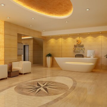 Living Room in 4 BHK Apartment at Vesu – for Sale