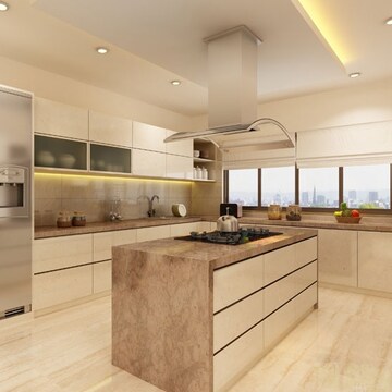 Kitchen in 4 BHK Apartment at Vesu – for Sale