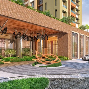 4 BHK Apartment – Exterior View View at Vesu - for Sale
