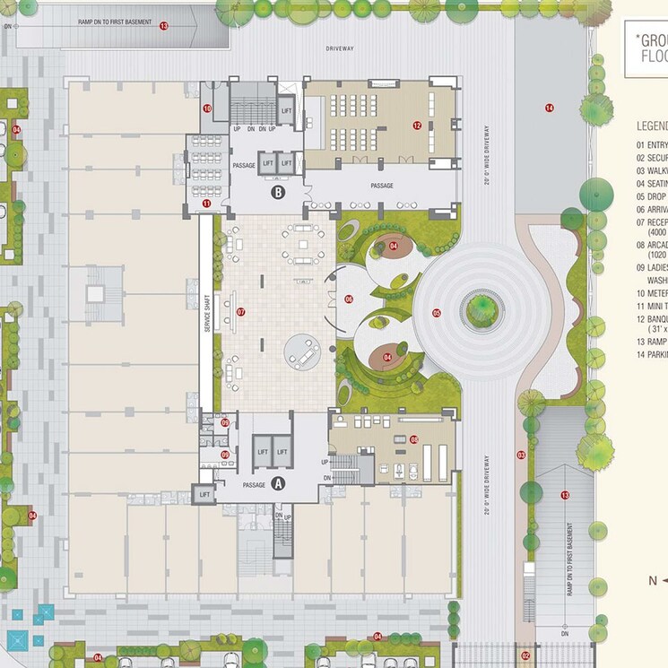 Map Location, vesu 4 Bedroom 3600 Sq.Ft. Apartment In Vesu Surat 2377429