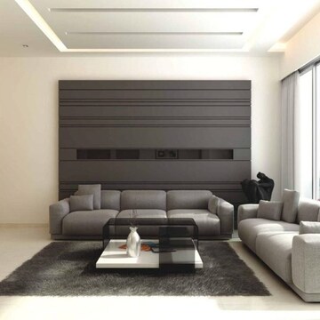 Living Room in 3 BHK Apartment at Vesu – for Sale