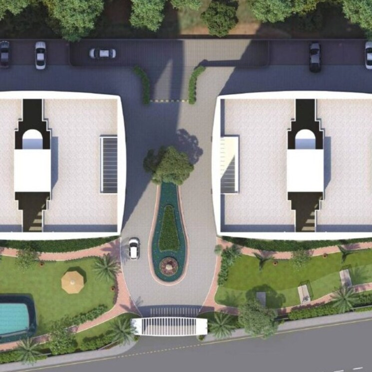 Exterior View, vesu 3 Bedroom 2412 Sq.Ft. Apartment In Vesu Surat 2377437