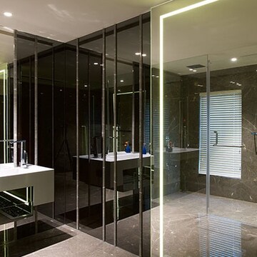Bathroom in 4 BHK Apartment at Vesu – for Sale