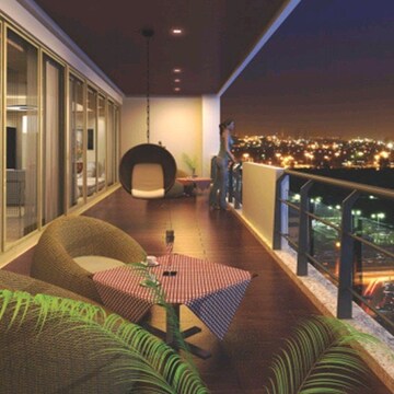 Balcony in 4 BHK Apartment at Vesu – for Sale