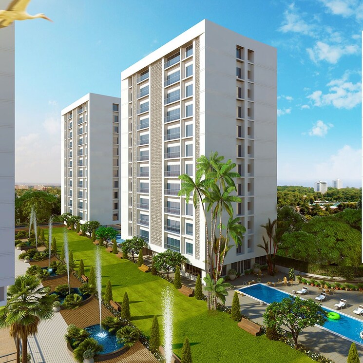 Exterior View, vesu 3 Bedroom 2735 Sq.Ft. Apartment In Vesu Surat 2377527