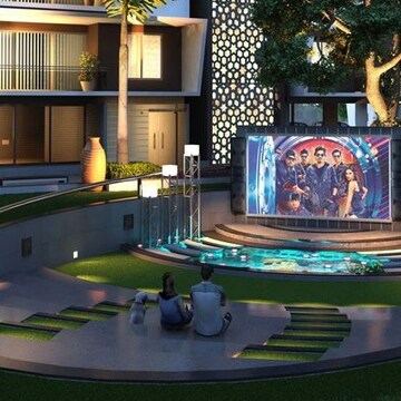 Swimming Pool in 3 BHK Apartment at Vesu – for Sale