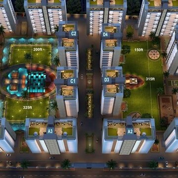 3 BHK Apartment – Exterior View View at Vesu - for Sale