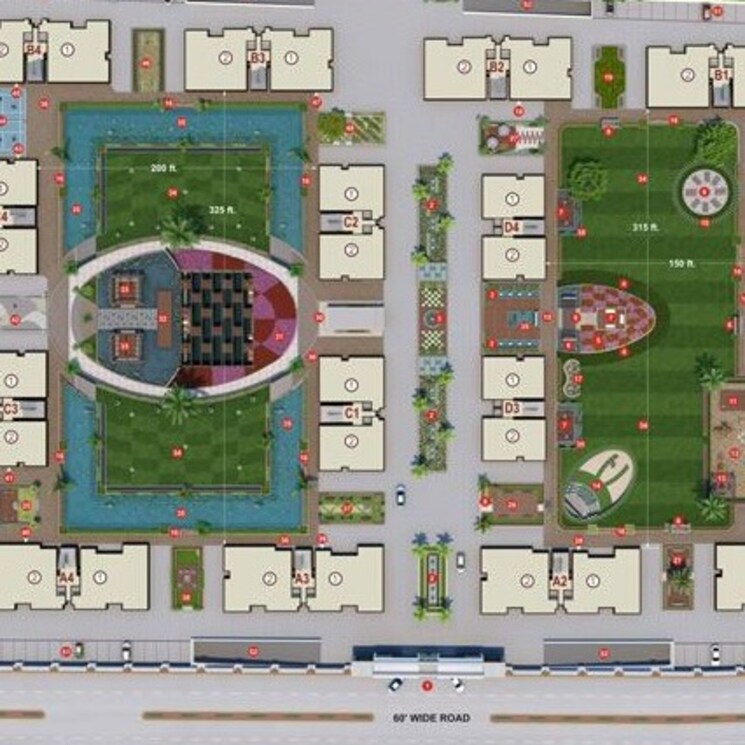 Other, vesu 3 Bedroom 2505 Sq.Ft. Apartment In Vesu Surat 2377619