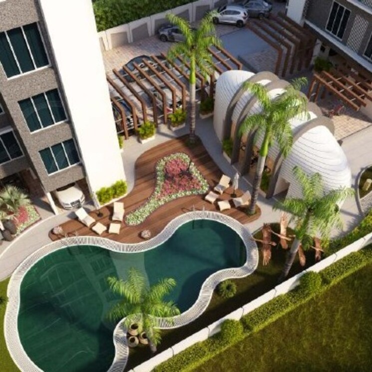 Exterior View, vesu 4 Bedroom 2795 Sq.Ft. Apartment In Vesu Surat 2377809