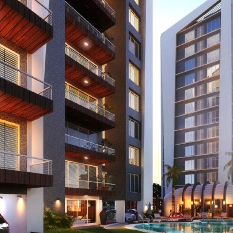 Exterior View, vesu 4 Bedroom 2795 Sq.Ft. Apartment In Vesu Surat 2377809