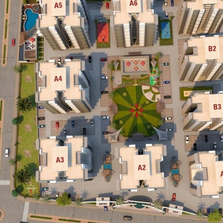 Exterior View, vesu 2 Bedroom 1209 Sq.Ft. Apartment In Vesu Surat 2377822