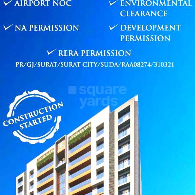 Exterior View, vesu 4 Bedroom 3850 Sq.Ft. Builder Floor In Vesu Surat 2377845