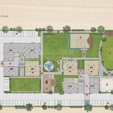 3 BHK Apartment – Map Location View at Vesu - for Sale