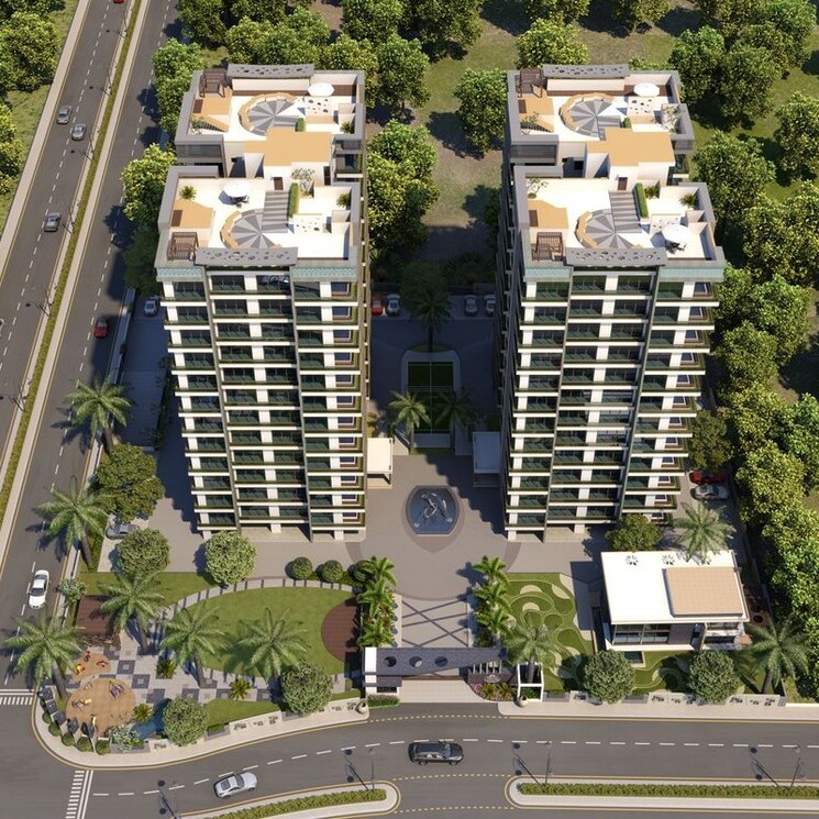 Exterior View, vesu 4 Bedroom 4200 Sq.Ft. Apartment In Vesu Surat 2377878