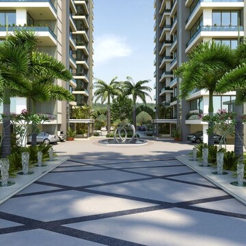 4 BHK Apartment – Exterior View View at Vesu - for Sale