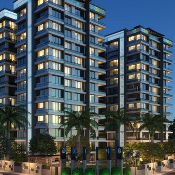 4 BHK Apartment – Exterior View View at Vesu - for Sale