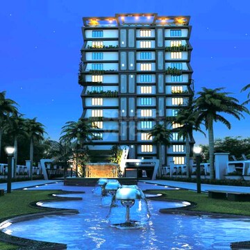 4 BHK Apartment – Exterior View View at Vesu - for Sale