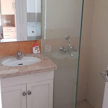 Bathroom in 3 BHK Apartment at Emaar Emerald Floors, Sector 65 – for Rent