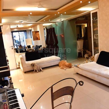 Living Room in 3 BHK Apartment at Ajmera Beverly Hills and Royal Empire, Andheri West – for Sale