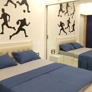 Master Bedroom in 4 BHK Apartment at Runwal Elegante, Andheri West – for Rent