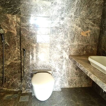 Bathroom in 3 BHK Apartment at Lotus Aurus, Andheri West – for Rent