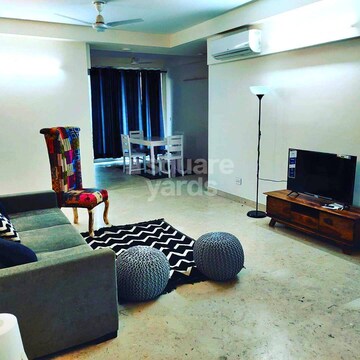 Living Room in 4 BHK Apartment at Emaar Palm Terraces Select, Sector 66 – for Rent