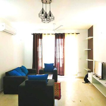 Living Room in 4 BHK Apartment at Emaar Palm Terraces Select, Sector 66 – for Rent