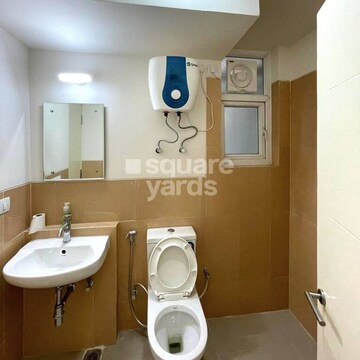 Bathroom in 3 BHK Apartment at Dhoot Time Residency, Sector 63 – for Rent