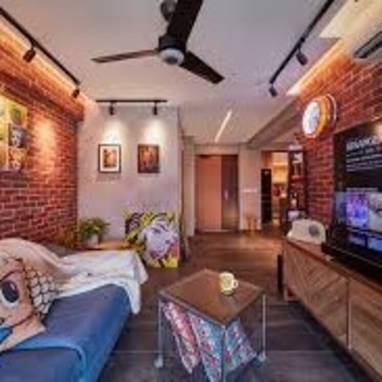 Living Room, supertech-apex-tower 2 Bedroom 1050 Sq.Ft. Builder Floor In Sector 93a Noida 2832604