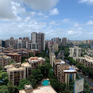 Balcony in 3.5 BHK Apartment at Runwal Elegante, Andheri West – for Sale