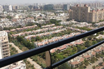 Balcony in 4 BHK Apartment at Tata Primanti-Tower Residences, Sector 72 – for Rent