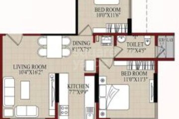 2 BHK Apartment – Exterior View View at Pant Nagar - for Rent